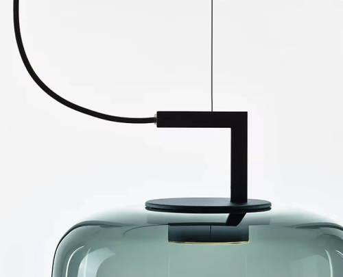 Подвесной светильник 8871P/C L black/light green фото 2