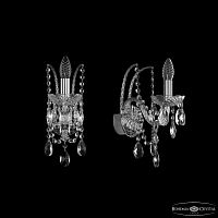 Бра хрустальные 1411B/1/141 Ni Bohemia Ivele Crystal (Богемия Ивеле Кристалл)