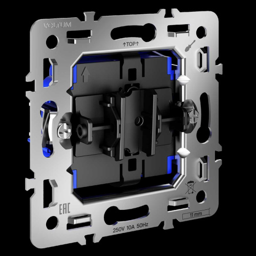 Механизм выключателя одноклавишного 10А S70 Voltum VLS0101M