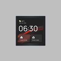 DK7405-BK Панель управления умным домом 4? (Wi-Fi / Zigbee / Bluetooth, Tuya / Smart Life), алюминий + закалённое стекло, цвет чёрный