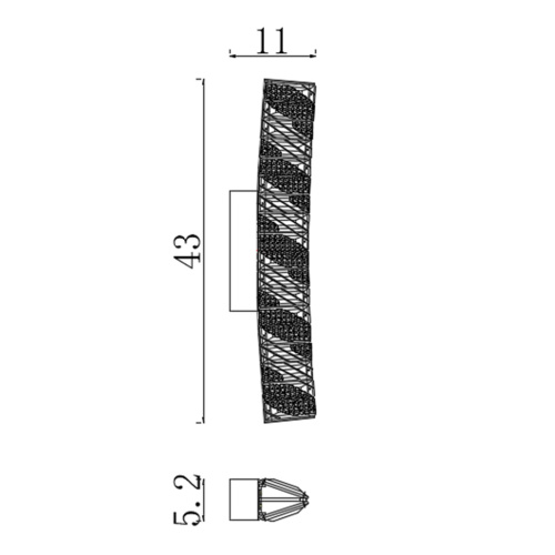 Бра Aura FL1211-1W фото 6