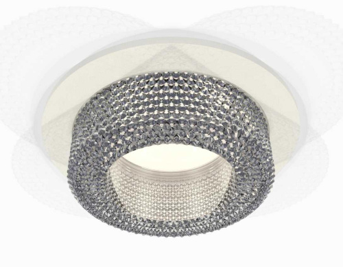 Комплект встраиваемого светильника Ambrella light Techno Spot XC7621020 SWH/CL белый песок/прозрачный (C7621, N7191)