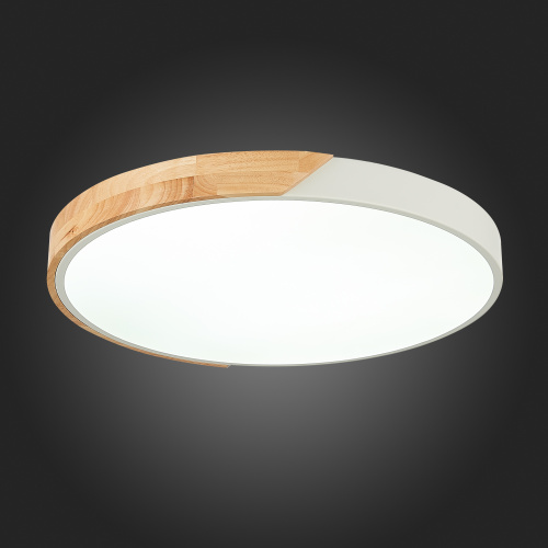SLE200952-01 Светильник потолочный Белый, Светлое дерево/Белый LED 1*45W 3000K/4000K/6000K FESTA фото 13