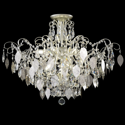 Светильник потолочный Crystal Lux ESMIRALDA PL9 SILVER фото 3