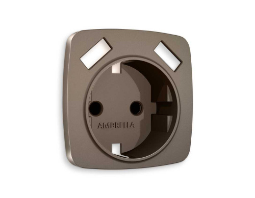 Лицевая панель розетки AMBRELLA VOLT OP6390