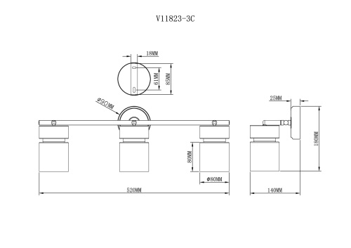 Спот Moderli V11823-3C Almero фото 4