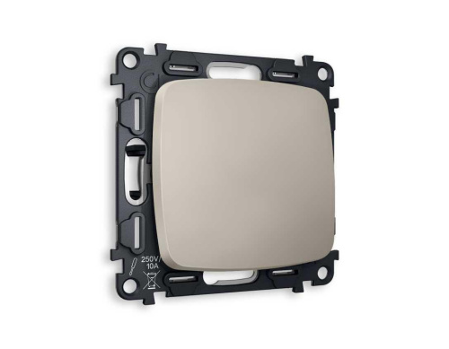 Комплект механизма 1-кл выключателя AMBRELLA VOLT OMEGA Серо-бежевый матовый QUANT (OP3610, VM101) MO361010 Комплект механизма 1-кл выключателя AMBRELLA VOLT OMEGA Серо-бежевый матовый QUANT (OP3610, VM101) MO361010