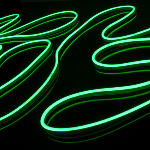 Светодиодный гибкий неон 220 В 9.6 Вт/м 120 Led/м 2835 IP67, односторонний зеленый, 50 м Гибкий неон220V 9,6W 120Led 2835 IP67 односторонний красный, 50м фото 5