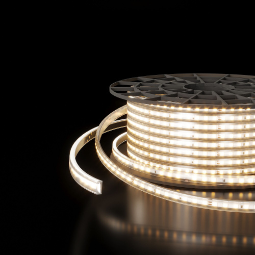 Светодиодная лента  220 В 14,4 Вт/м 120 Led/м 2835 IP65, дневной белый 4200K, 50 м Лента светодиодная 220V 14,4W 120Led 2835 IP65 дневной белый, 50 м