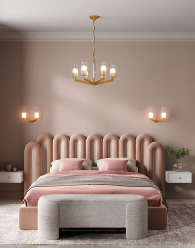 Люстра подвесная Moderli V11074-6P Brass фото 9