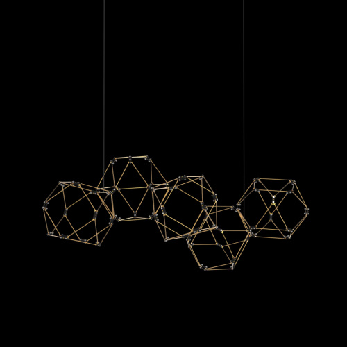 Люстра Lucciola 5A matt gold фото 2 Люстра Lucciola 5A matt gold фото 2