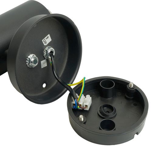 Светильник садово-парковый Feron DH041-B, Техно на стену вверх, 18W E27 230V, черный фото 2