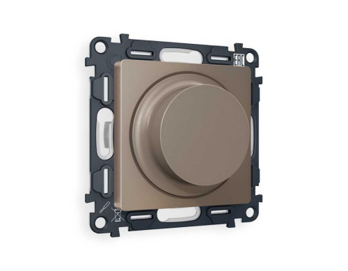 Комплект механизма светорегулятора универсального AMBRELLA VOLT ALFA Темная бронза матовый 25-600W/LED5-300W QUANT (AP6355, VM136) MA635510