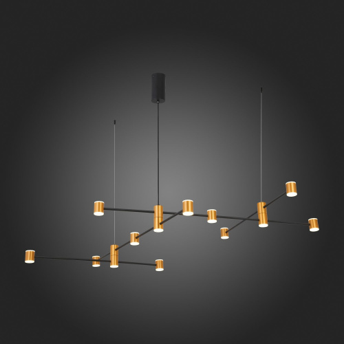 SL1596.423.22 Светильник подвесной ST-Luce Золотистый, Черный/Белый LED 22*3W 3000K ANICHITA фото 3