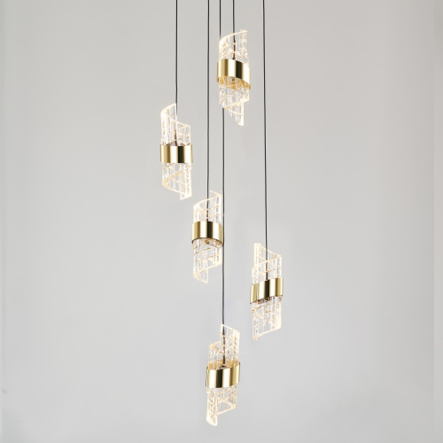 Подвесной светильник MD23001022-5A gold фото 4