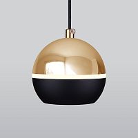 Подвесной светодиодный светильник DLS023 9W 4200K черный/золото