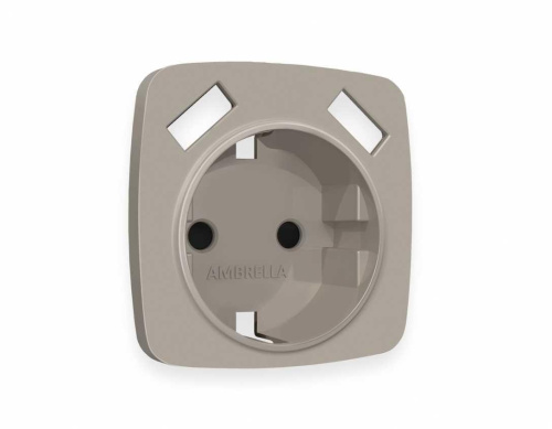 Лицевая панель розетки AMBRELLA VOLT OP3690
