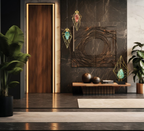 Настольная лампа La Сitta Blue FL1101-1T2 фото 2