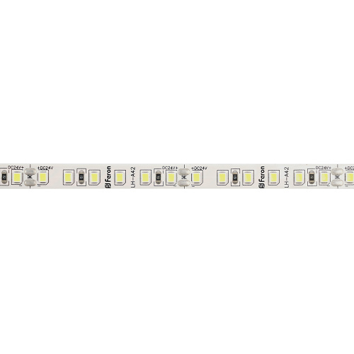 Светодиодная LED лента Feron LS501, 120SMD(2835)/м 11Вт/м 24V 30000*8*1.22мм 3000К 30м IP20 фото 2