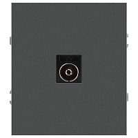 Розетка ЭРА Arktik 16-3101-06 TV одиночная графит Б0070469