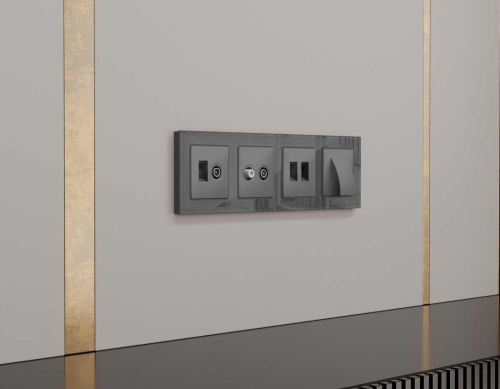 Лицевая панель AMBRELLA VOLT ALFA AP6633