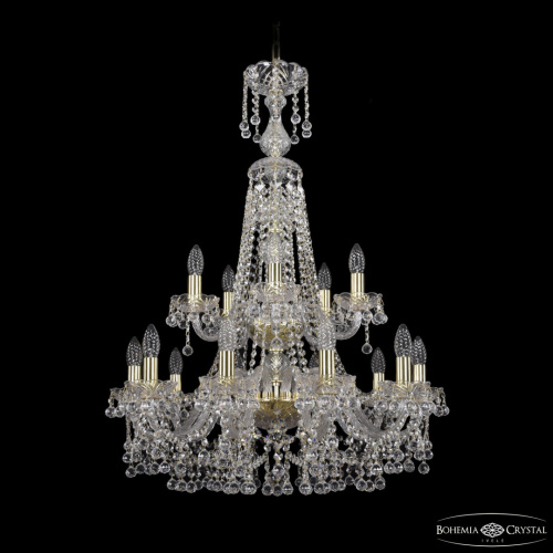 Люстра хрустальная 1409/10+5/240/XL-91/2d G Люстра хрустальная 1409/10+5/240/XL-91/2d G