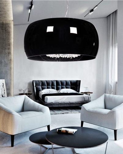 Подвесной светильник Lumina Deco Disposa LDP 7018-500 BK фото 5