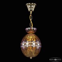 Подвесной светильник с хрустальными плафонами 5480/18 G Shampan/M-1G Bohemia Ivele Crystal (Богемия Ивеле Кристалл)