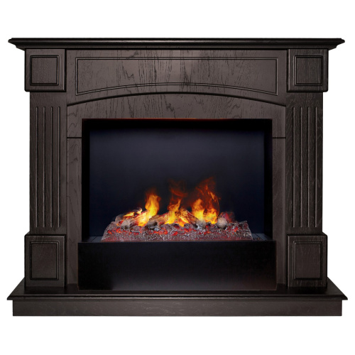 Каминокомплект CAROLINA/БОСТОН Арабика с очагом Электроочаг CASSETTE/КАССЕТА 630 С ДРОВАМИ