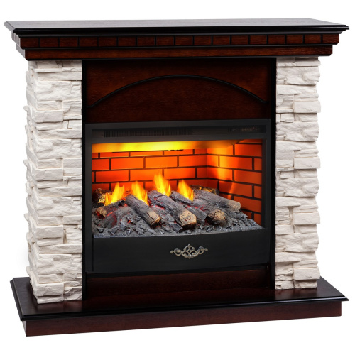 Электрокамин RealFlame Elford AO античный дуб с очагом 3D Firestar 25,5 фото 2
