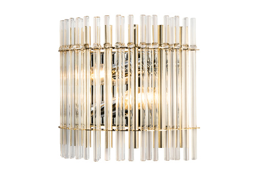 Бра Crystal Lux AURELIO AP2 GOLD+CHROME/TRANSPARENT фото 3