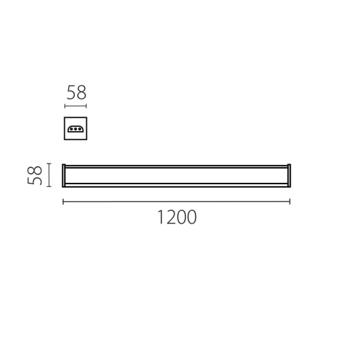 Светильник линейный 50W Trito Lightstar 456507 фото 2