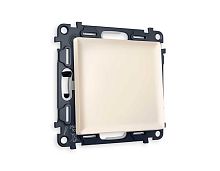 Комплект механизма 1-кл перекрестного выключателя AMBRELLA VOLT ALFA Бежевый матовый QUANT (AP3210, VM112) MA321030