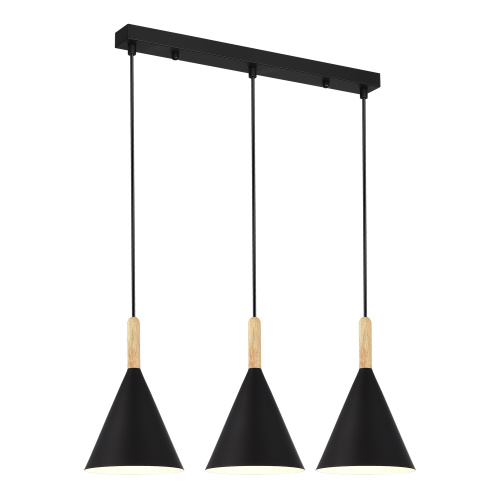 SLE1255-403-03 Светильник подвесной Черный/Черный E27 3*40W ARKET фото 3