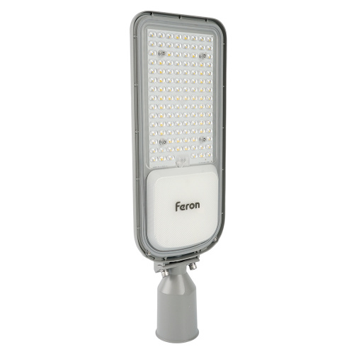 Светодиодный уличный консольный светильник Feron SP3050 100W 5000K 230V, серый фото 2