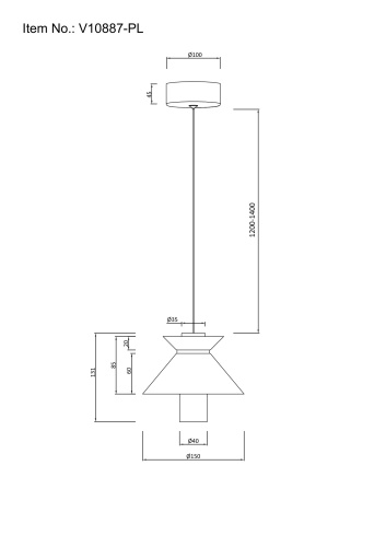 Светильник подвесной светодиодный Moderli V10887-PL Ori фото 6