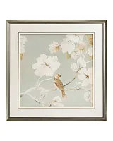 Постер в раме "Birds and flowers - I"