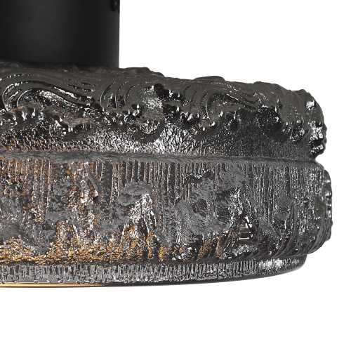 SL6143.412.01 Светильник потолочный ST-Luce черный/дымчатый LED 1*15W 4000K ANTIKE фото 2