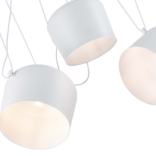 SLE120653-03 Светильник подвесной Белый/Белый E27 3*40W TRIESTE фото 3