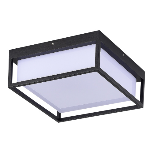 SL9517.402.01 Светильник уличный потолочный ST-Luce черный/белый LED 1*20W 3000K/4000K/5000K CUBO фото 2