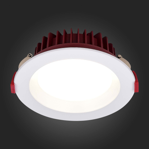 ST752.548.07 Св-к встр. Белый LED 1*7W 4000K 560Lm Ra80 100° IP44 D115xH47 100-240VV Встраиваемые светильники фото 5