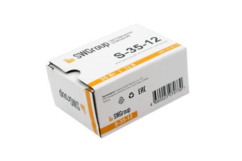 Блок питания SWG 12V 35W IP20 3A S-35-12 000121 фото 2 Блок питания SWG 12V 35W IP20 3A S-35-12 000121 фото 2