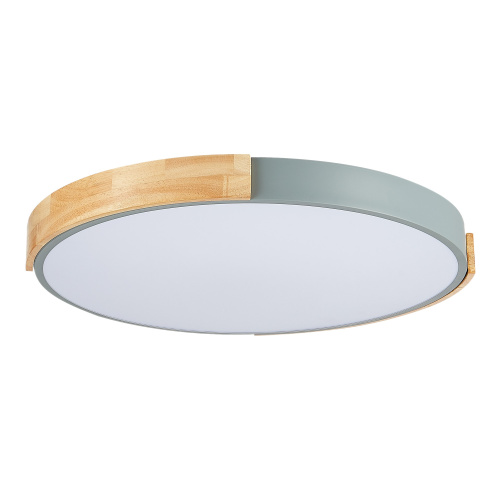 SLE201372-01 Светильник потолочный Серый, Светлое дерево/Белый LED 1*40W 3000K/4000K/6000K DELIA фото 4