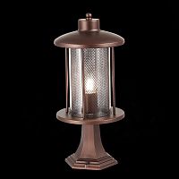 SL080.405.01 Светильник уличный наземный ST-Luce Темный кофе/Прозрачный, Темный кофе E27 1*60W LASTERO
