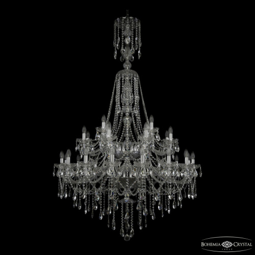 Люстра хрустальная 1415/16+8+4/400/XL-185/2d Ni