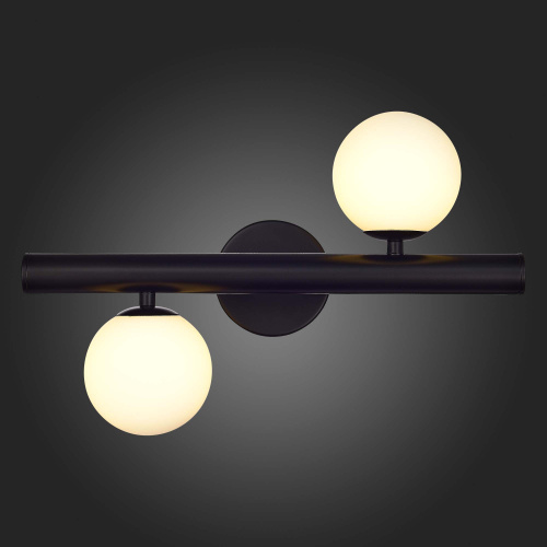 SL1185.401.02 Бра ST-Luce Черный/Белый G9 2*5W ASOLO фото 4