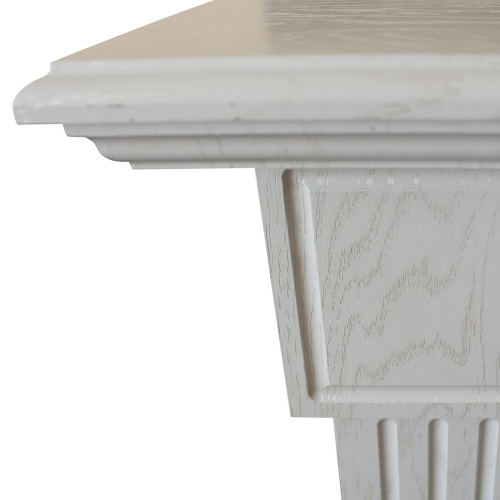 Электрокамин RealFlame Andrea Corner WT фактурный белый с очагом 3D Oregan фото 4