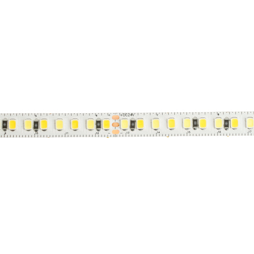 Лента светодиодная 192SMD(2835)/м 16Вт/м 24V 5000*8*1.44мм 3000К+6500K, IP20, LS504 фото 2