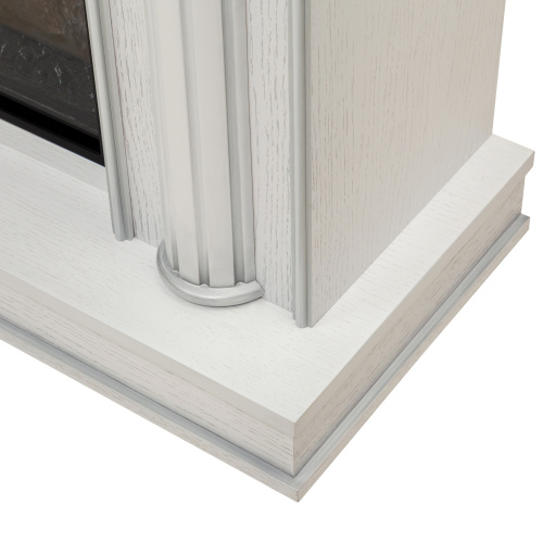 Каминокомплект PASADENA/АТЛАНТИДА Белый дуб с серебряной патиной с очагом Электроочаг JOKER/ДЖОКЕР 52 фото 7