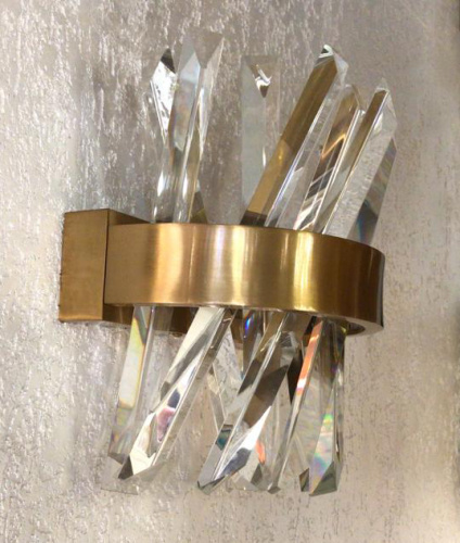 Настенный светильник Akasha 250A light antique brass фото 3